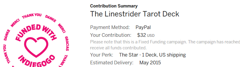 The Linestrider Tarot Deck